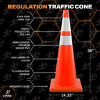 36 Inch Orange Traffic Cones
