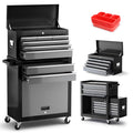 8-Drawer Tool Chest with Wheels, 42'' Rolling Tool Chest Heavy Duty,Black