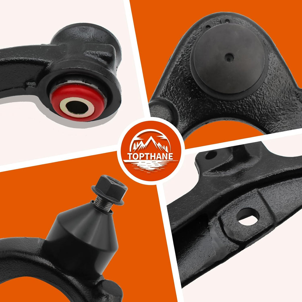 Front Lower Control Arms for 2007-2013 Chevy Silverado 1500, OE Replacement - Upgrade Polyurethane Bushing - K620888 K620889