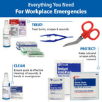 150-Person OSHA First Aid Cabinet with Medications