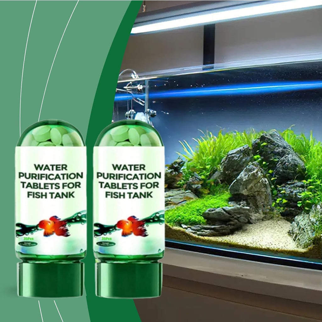 Powerful Aquarium Water Purification Tablet,Water Purification Tablets for Fish Tank,Remove All Kinds of Turbidity
