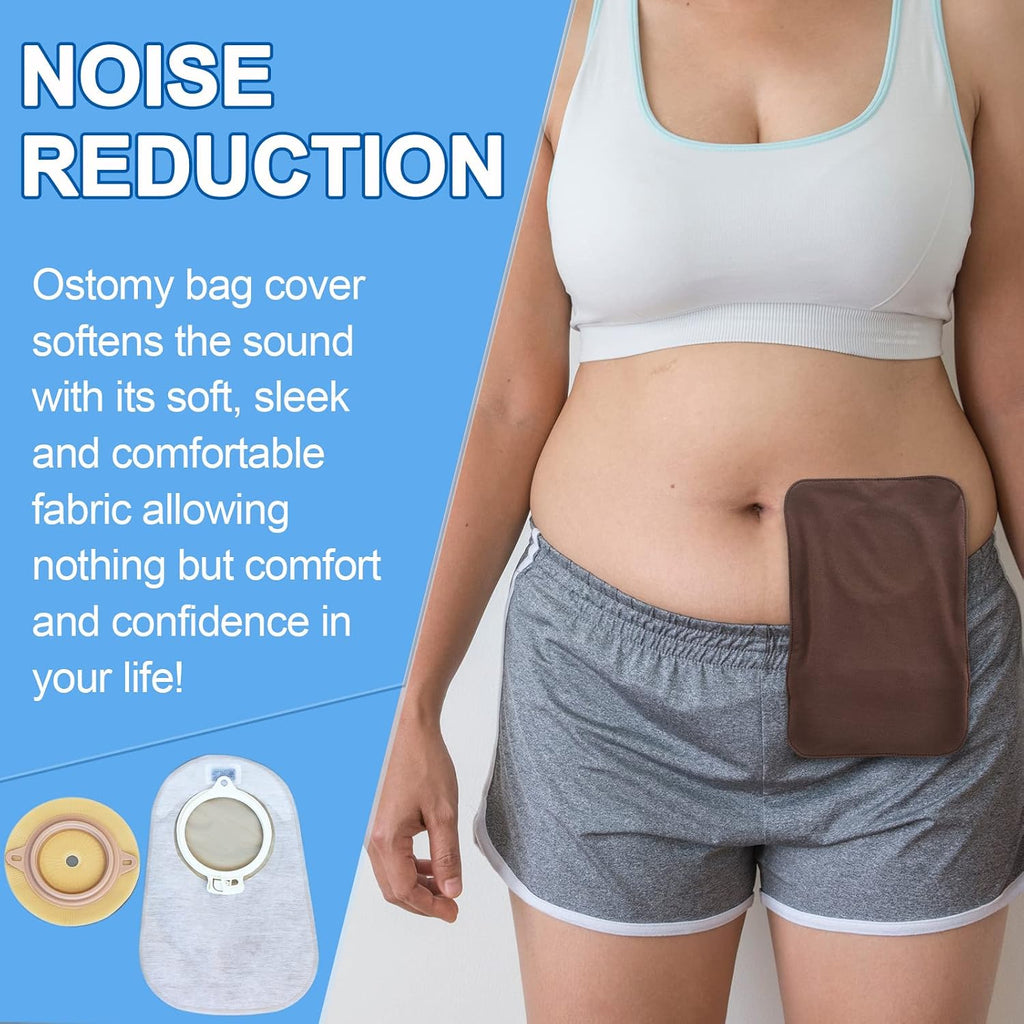8 Pcs Ostomy Bag Cover Waterproof Colostomy Pouch Liner