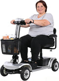S-02 4 Wheel Electric Mobility Scooter Seniors Adult-419 LB Capacity