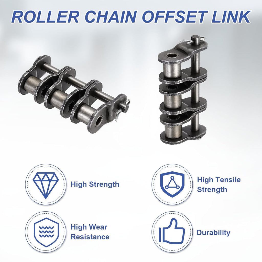 DTGN ANSI #100 Roller Chain Offset Half Link 31.75mm Pitch