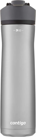 Cortland Chill 2.0 Vacuum-Insulated Stainless Steel Water Bottle, Spill-Proof Sip Technology, Interchangeable Lid