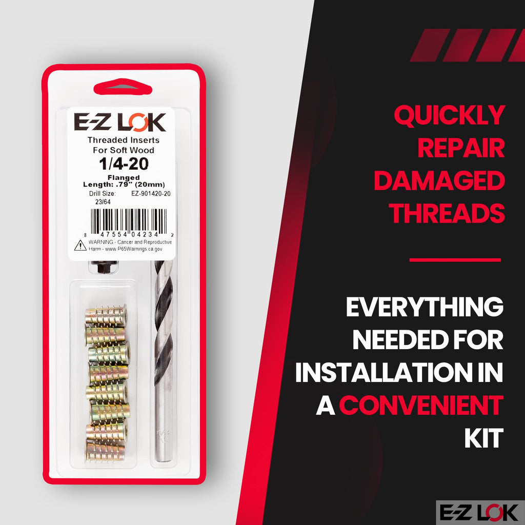 E-Z LOK Thread Repair Kit, 0.25-20