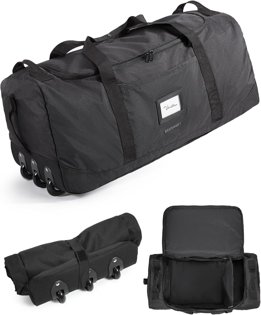 83L Foldable Travel Bag, Large Duffle Bag for Travel, Duffel Luggage Bag for Sport College Camping, Water Resistant