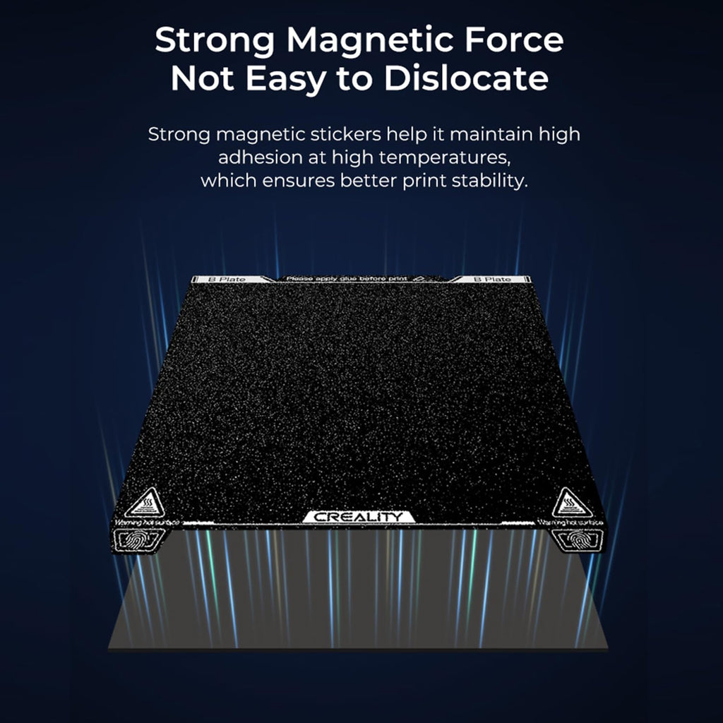 Official K1 Max Build Plate Textured Surface 315x310mm PEI Sheet Flexible Removable Spring Bed Plate for K1 Max
