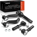 A-Premium 4Pcs Front Suspension Kit, Outer Tie Rod End, Pitman Arm