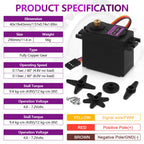 Deegoo-FPV MG996R Full Copper Gear Digital Servos, 4-Pack