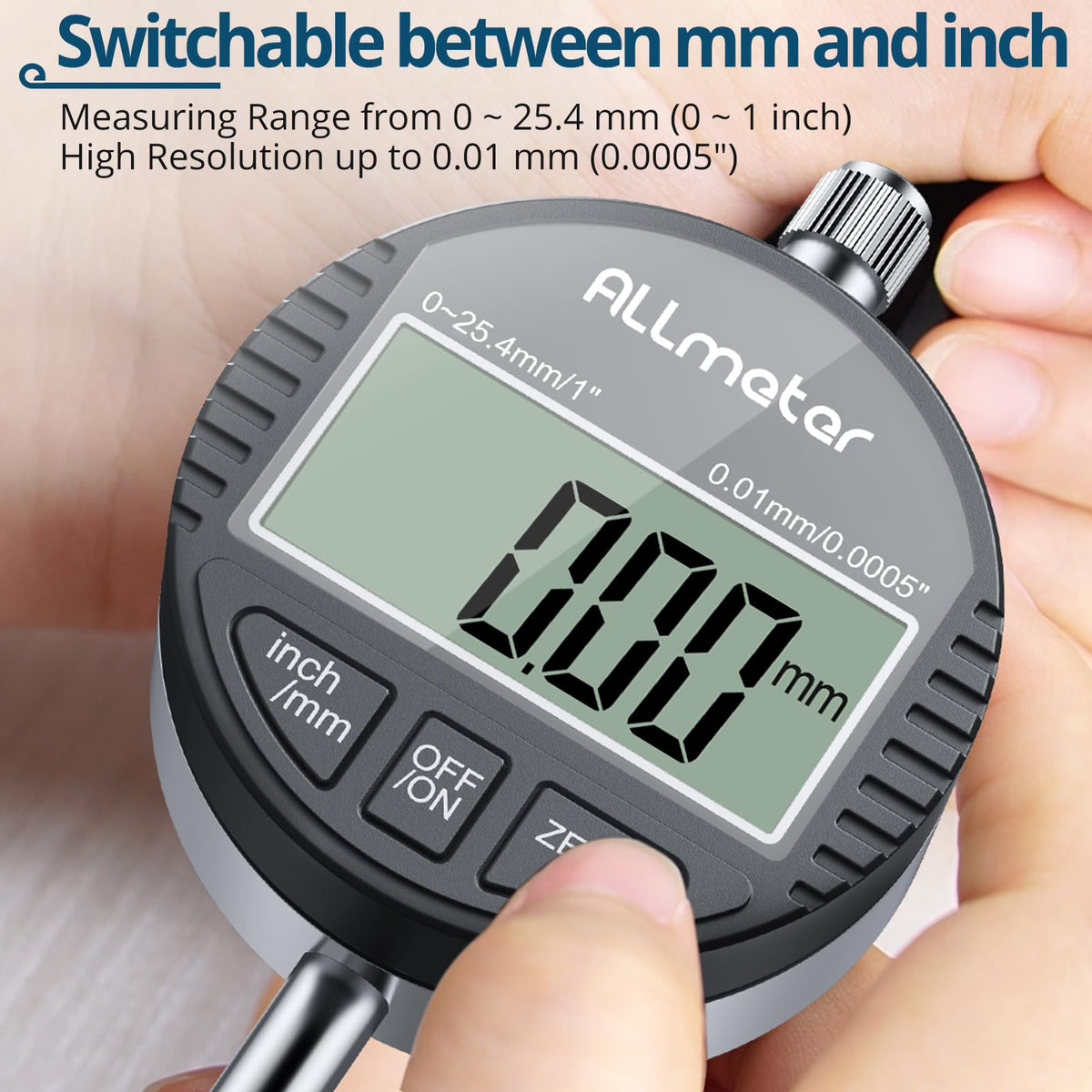 Table Saw Alignment Tool Digital Dial Indicator,0.0005"Precision