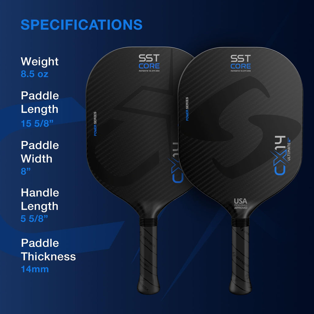 Gearbox CX14H Ultimate Power Hyper Pickleball Paddle | 3 5/8" Handle (Small)