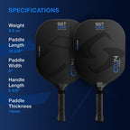 Gearbox CX14H Ultimate Power Hyper Pickleball Paddle | 3 5/8" Handle (Small)