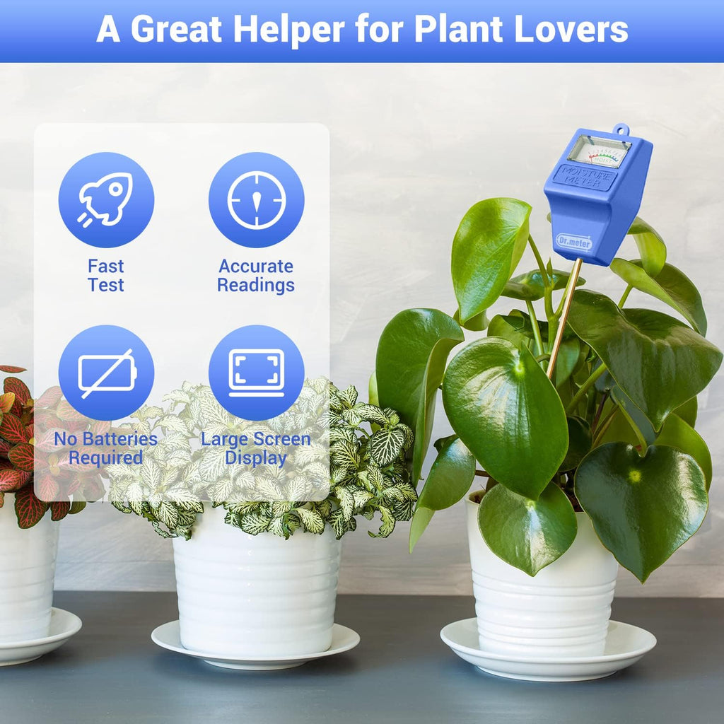 Soil Moisture Meter for Plants, Plant Water Gauge Test Kit | Hygrometer Moisture Sensor for Houseplants Indoor