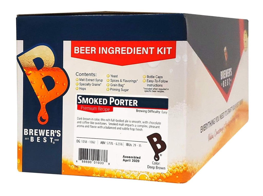 1033 - Home Brew Beer Ingredient Kit (5 gallon), (Smoked Porter) Brown