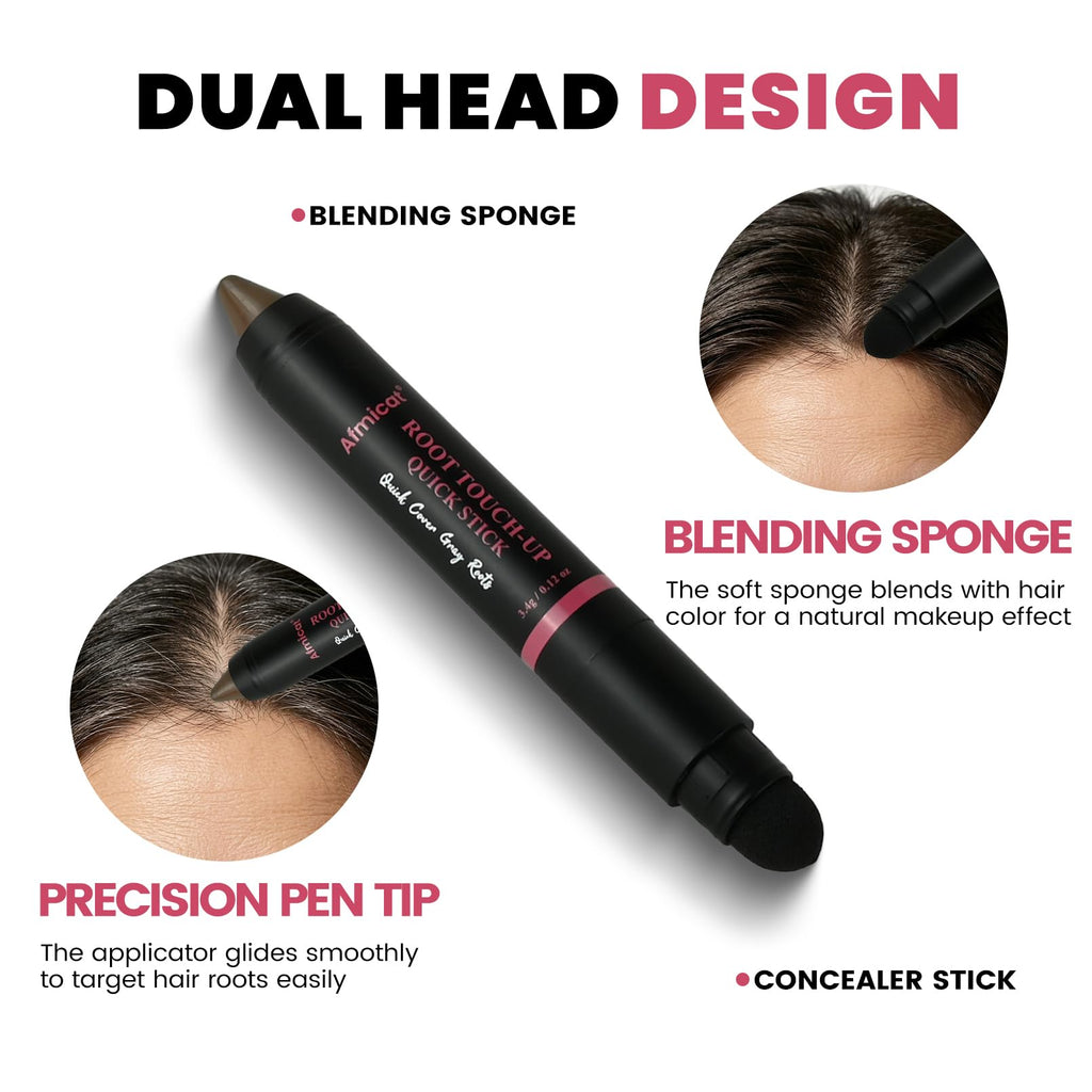 Root Touch Up Stick for Gray Roots & Thinning Hair, #Dark Brown