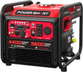 4400-Watt Dual Fuel Portable Inverter Generator, PowerSmart Gas Powered, CO-Sensor, Lightweight & Quiet for Home Use