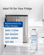 Water Filter, Replacement for Samsung DA97-17376B, 6 Pack
