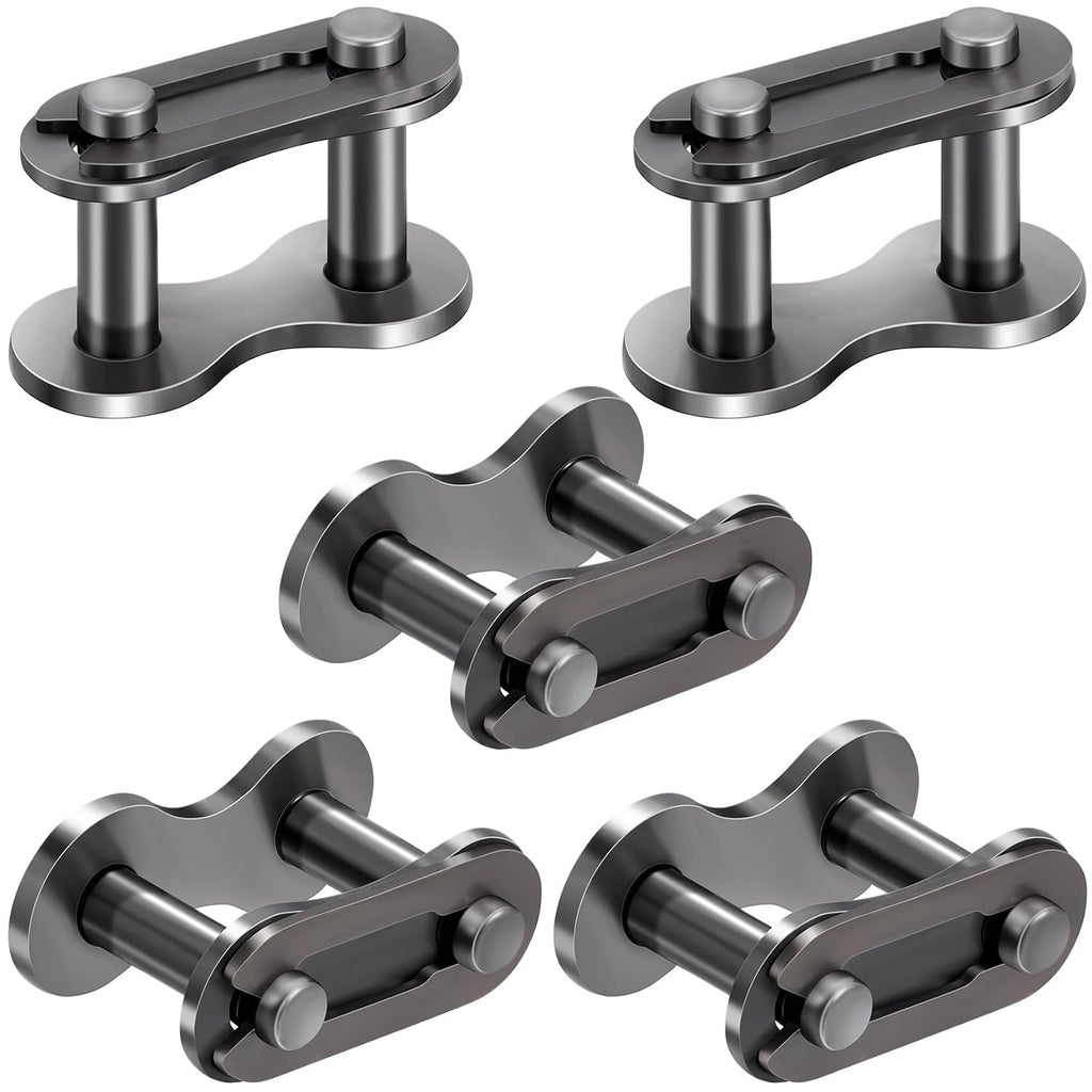 5pcs #41 Roller Chain Connecting Links, Grey