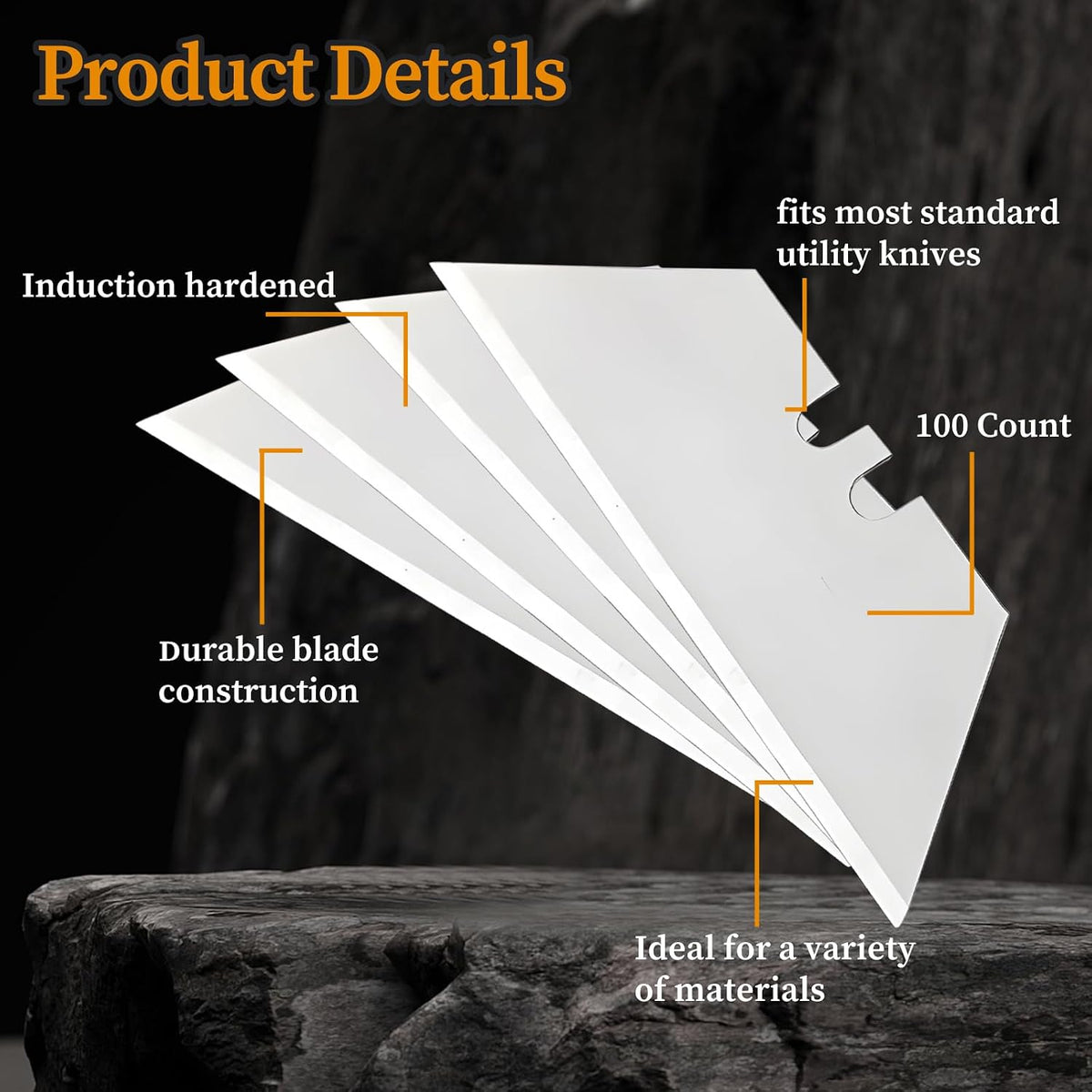 100 Pack Utility Knife Blades