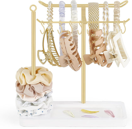 Headband Holder Metal Hair Accessories Organizer Storage Claw Clip | Multifunctional Stand Display Scrunchies