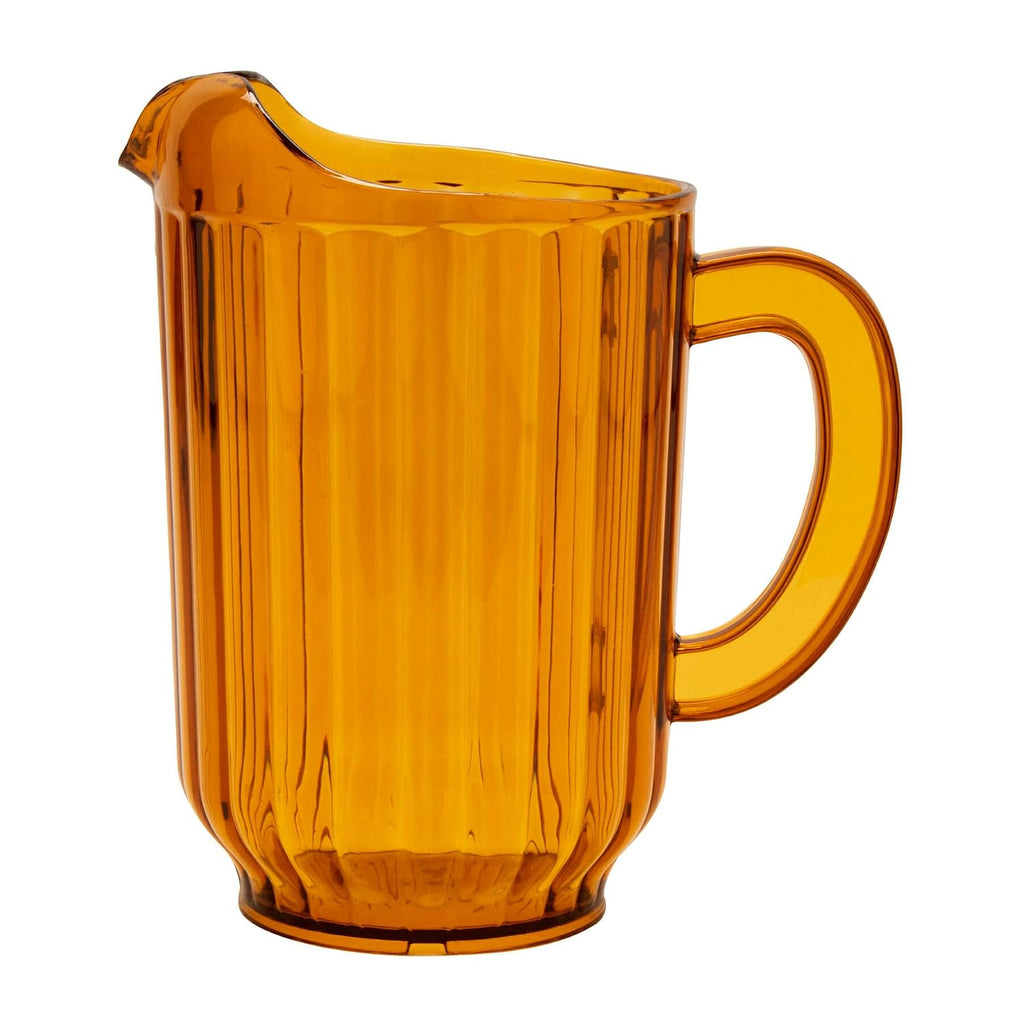 G.E.T. 60 oz Amber Plastic Pitcher with Handle