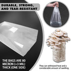 Autoclavable Mushroom Grow Bag with Microporous Filter Patchs
