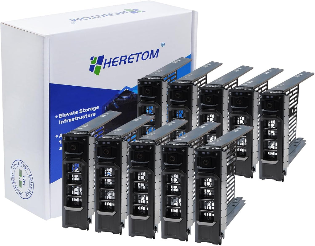 10-Pack Hard Drive Caddy 3.5 SAS SATA SSD Caddy F238F 0F238F SSD Bracket