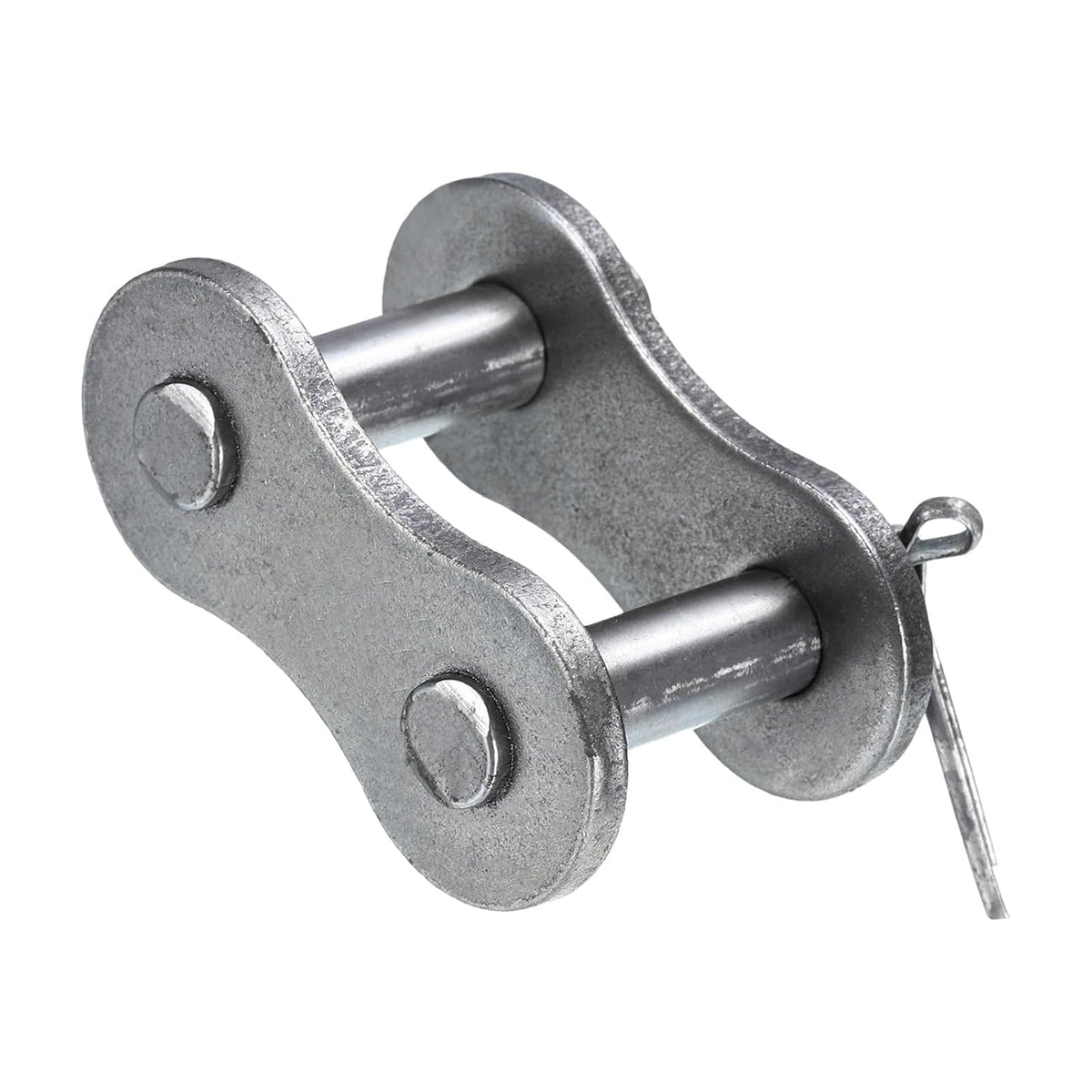 uxcell 2Pcs #100H/ DIN/ISO 20AH Chain Master Connector Link Roller, 1-1/4" Pitch Carbon Steel, Standard Connecting Split Links