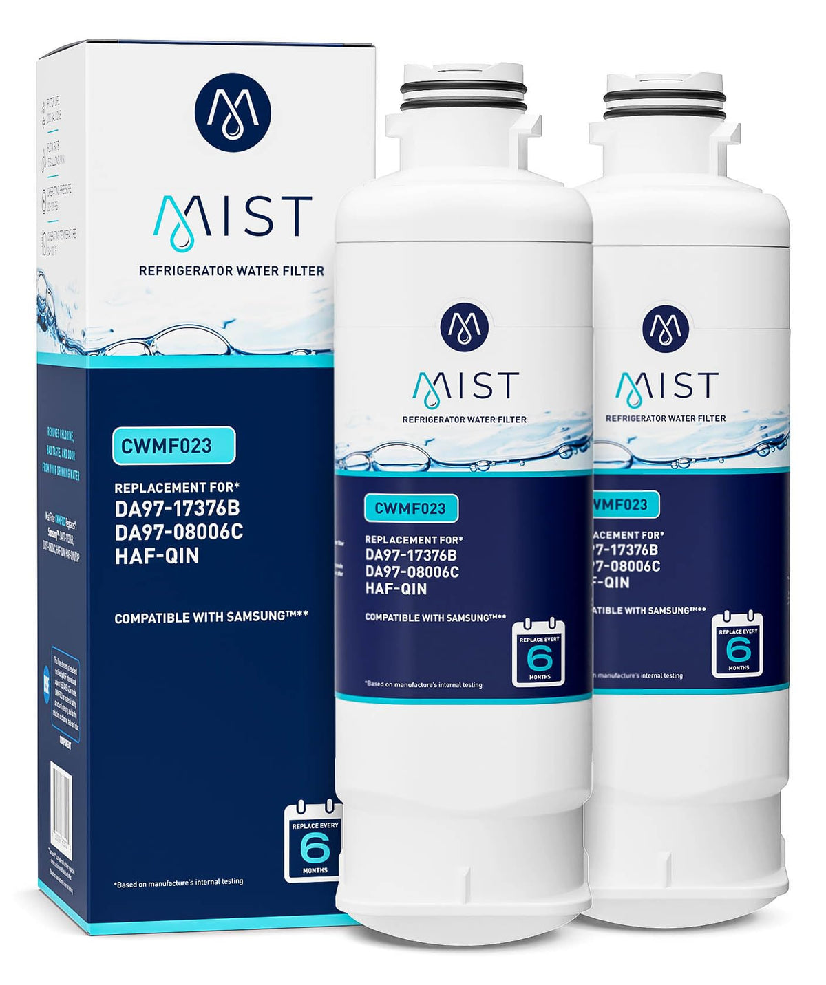 DA97-17376B Water Filter, NSF 42, 2 Pack
