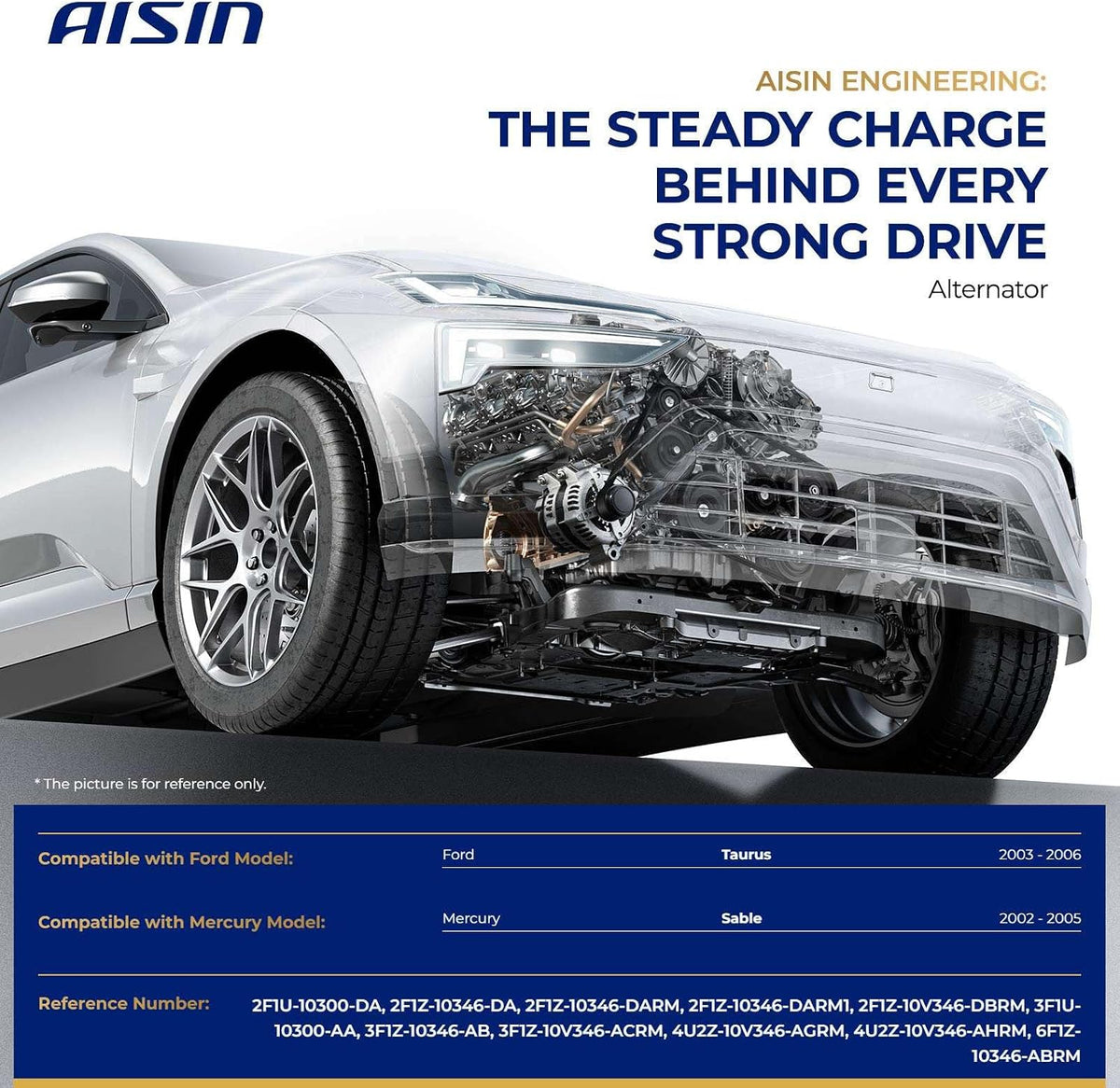 AISIN AFTERMARKET ALTFD-00565 Alternator