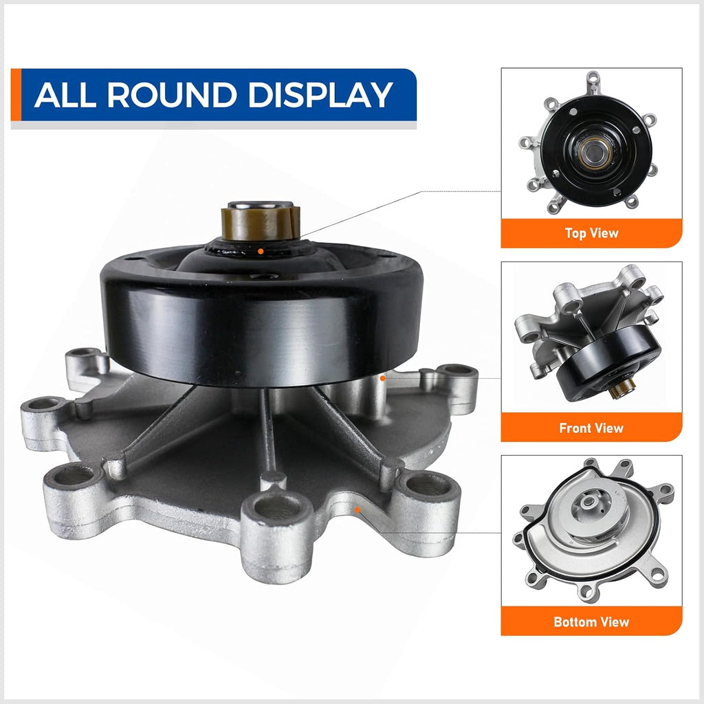 MACEL AW7163 Water Pump Fit Jeep Chrysler Dodge Ram, 3.7L V6 4.7L V8