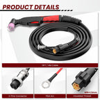 Bestarc Pilot Arc Plasma Cutting Torch, AG60P 4 Meters High Frequency Air