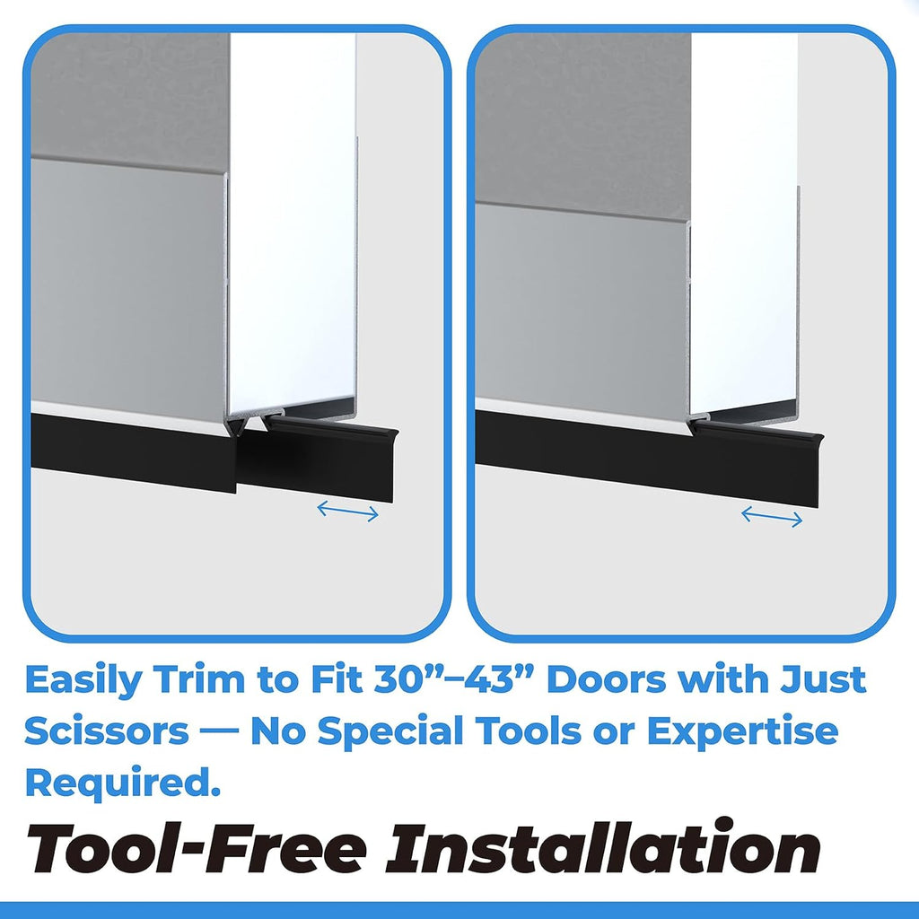 Storm Door Bottom Fin Weatherstrip for Andersen Pull-Down Door Seal Sweep