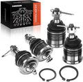 A-Premium Front Upper & Lower Ball Joint Kit - Forge Steel