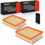 A-Premium 2-PC Engine Air Filter Compatible with Hyundai Model