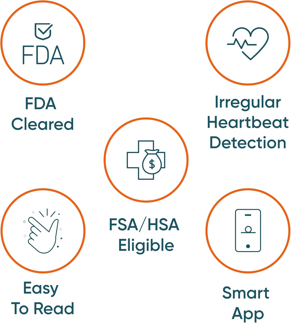 Gen-2 Blood Pressure Monitor for Home Use | Smart App & Carry Case