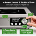 Commercial Induction Cooktop 3500W 220V, Countertop Burner