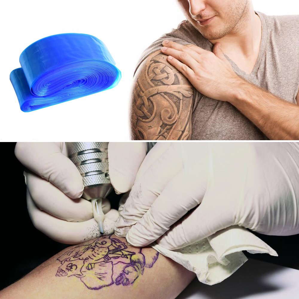 Tattoo Clip Cord Covers 200pcs Heavy Duty Disposable Hygiene Tattoo Clip Cord Sleeves Covers Supply Tattoo Machine