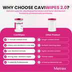 CaviWipes 2.0 Disinfecting Wipes, 160 Ct, Case of 12