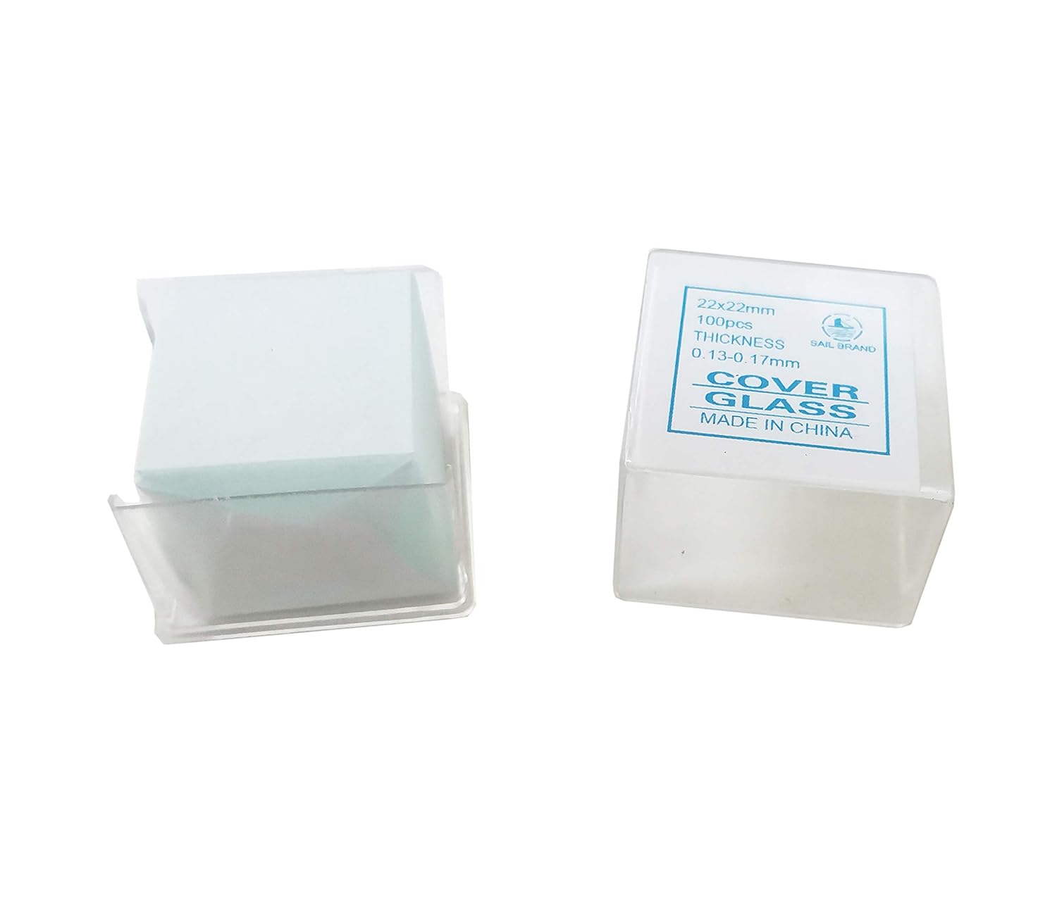 microscope accessories cover glasses Glass Microscope Cover Slip 22mm Length, 22mm Width(1000 pcs.)