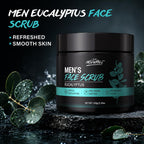 Men's Face Scrub Eucalyptus Exfoliating Facial Scrub for Men Exfoliator