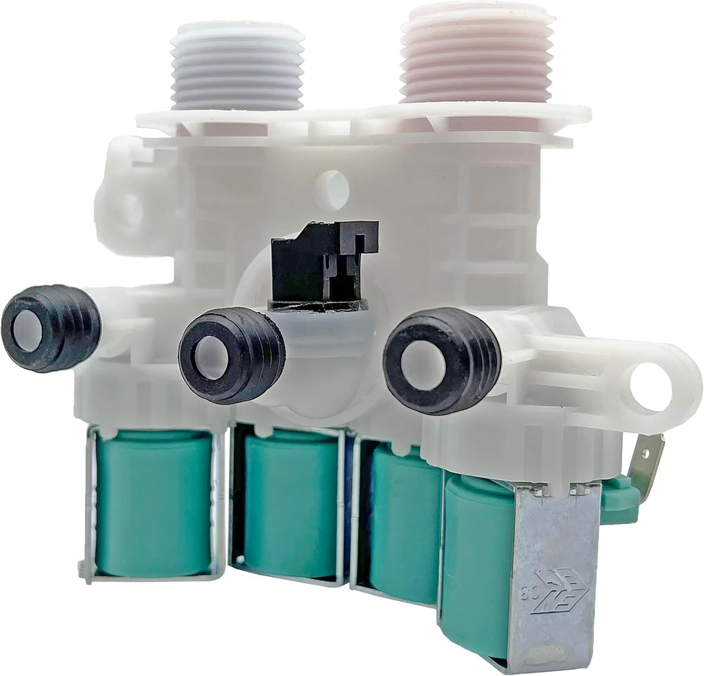 Washing Machine Water Inlet Valve Fit for Maytag MVWB765FW0 MVWB835DW2 MVWB766FW0 MVWB855DC2 MVWB835DW3 MVWB835DW1 MVWB835DW4 MVWB765FW1 MVWB765FW2 MVWB765FW3 MVWB855DC3 MVWB766FW1 MVWB865GC0