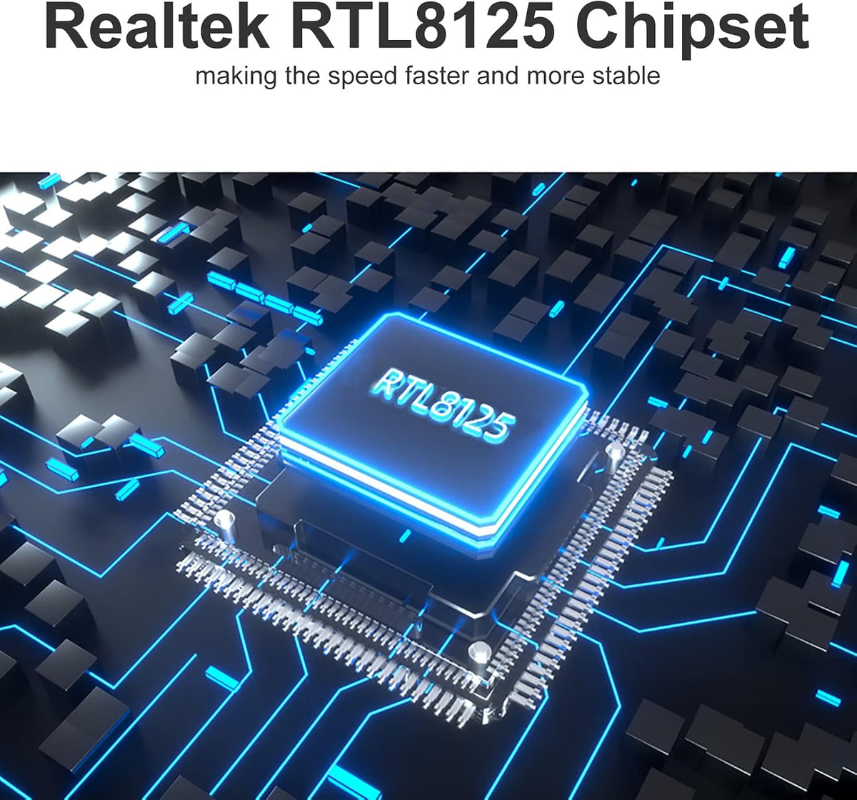 10Gtek 2.5G NIC PCIe Network Adapter 2500/1000/100Mbps PCIe Gigabit Ethernet Card, Single RJ-45 Port, with Realtek RTL8125 Controller, Support Windows Server/Ubuntu/Centos/Debian