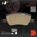 A-Premium Rear Ceramic Brake Pads Compatible with Tesla