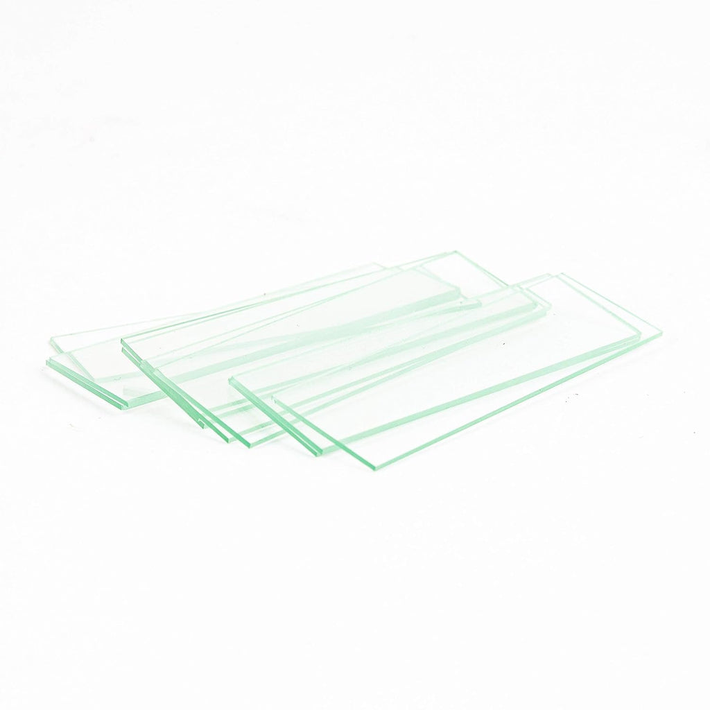 FBA_MMI19-SET 100 Blank Slides & Cover Glass | 100 Blank Microscope Slides, Includes 100 Pieces of Cover Glass