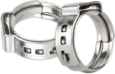 Pex Clamps, 50pcs 3/4 Inch 304 Stainless Steel Cinch Crimp Rings Pinch Clamps for PEX Tubing Pipe Fitting Connections