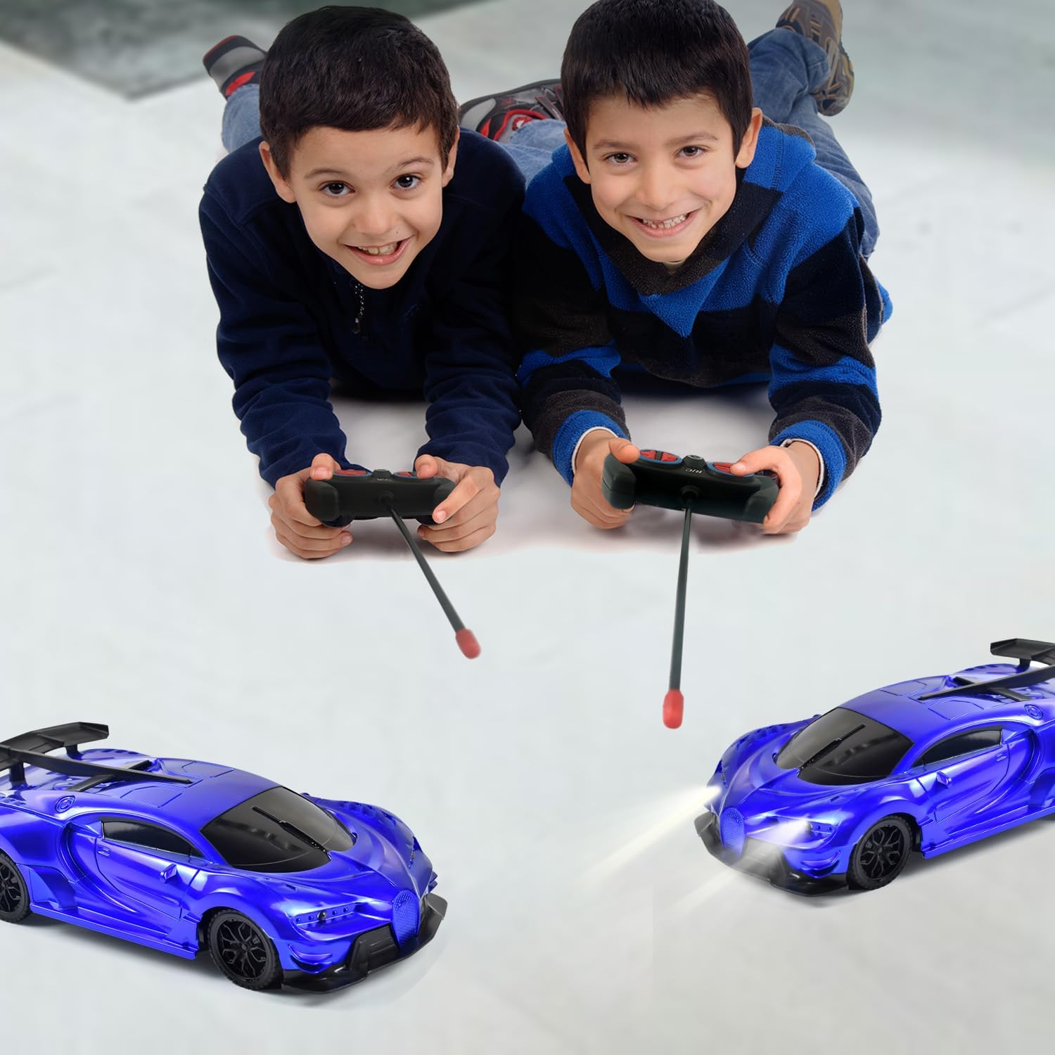 Remote Control Car Toys, RC Toys for 3+ Years Old Boy and Girl Gift (Blue)