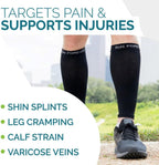 Calf Compression Sleeves for Men and Women - Leg Compression Sleeve - Footless Compression Socks for runners