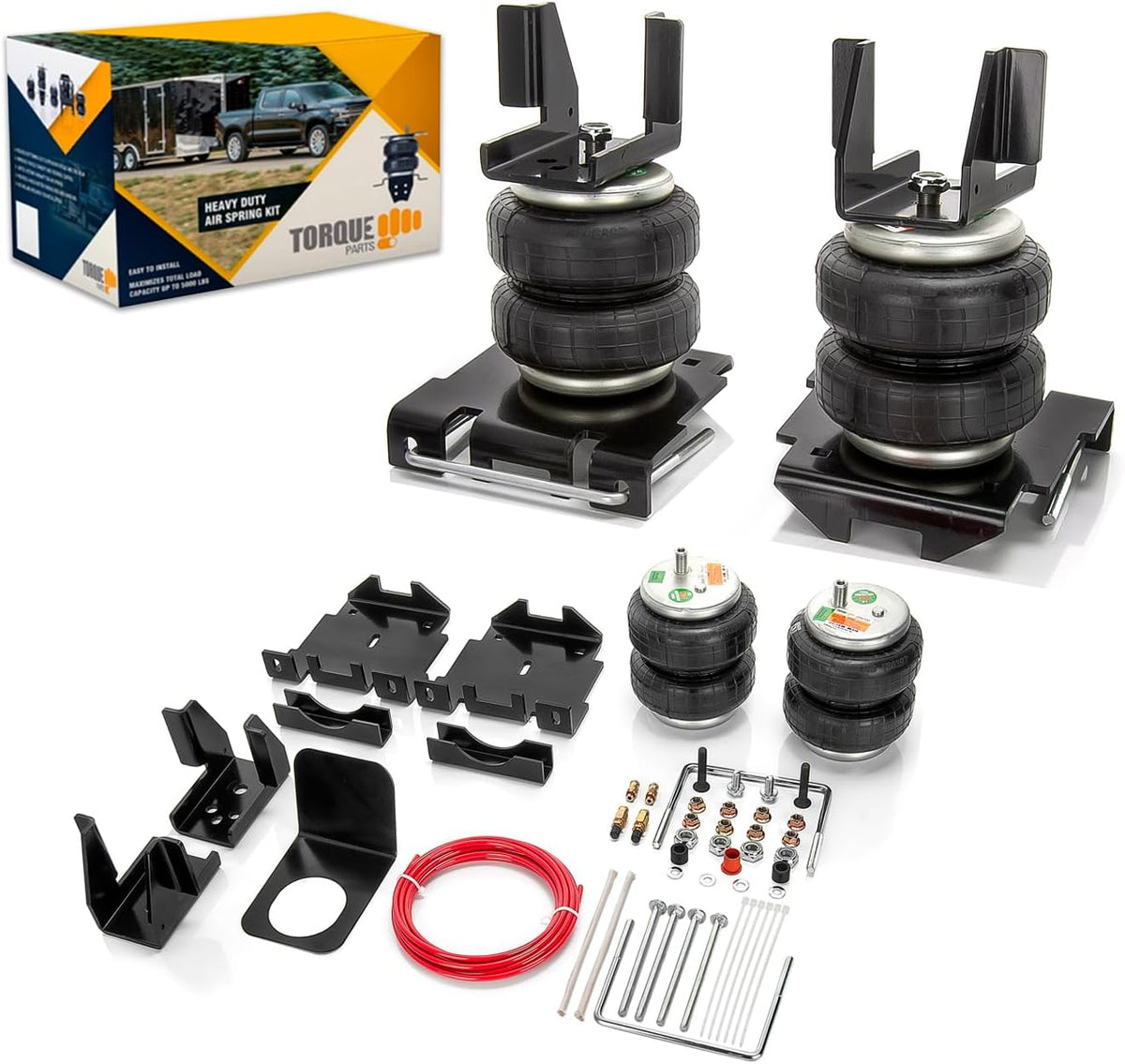 Torque Air Suspension Bag Kit for 2007-2018 Chevy Silverado GMC Sierra 1500